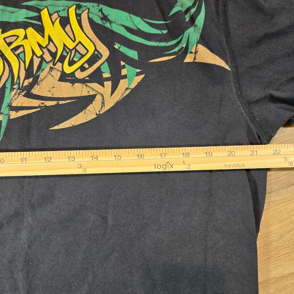 AP Prime US Army T-Shirt Tee Large Mens Courage Above All Graphic Black - Picture 6 of 9